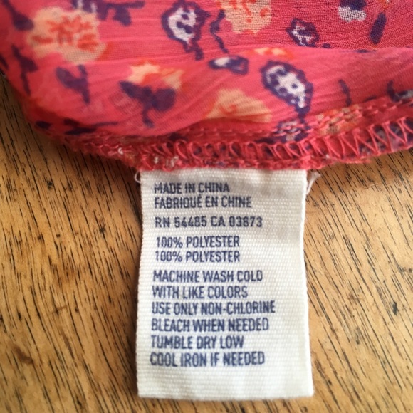 American Eagle Floral Tank Top Sheer Size 4 - Picture 6 of 6